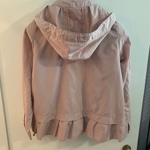 Zara lightweight Fall Pink  jacket with ruffle S